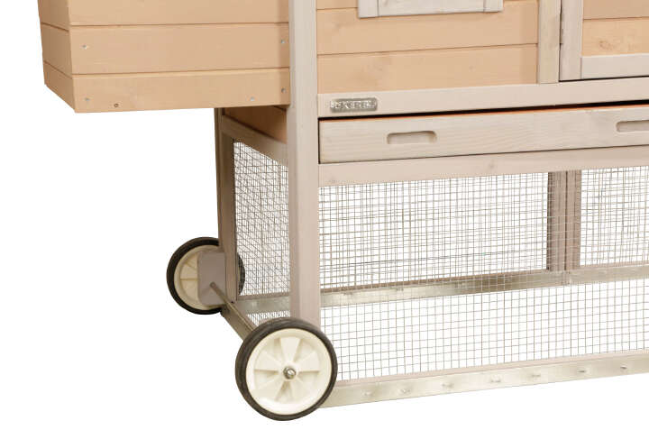 KERBL Räder-Nachrüstset für Hühnerstall Bonny